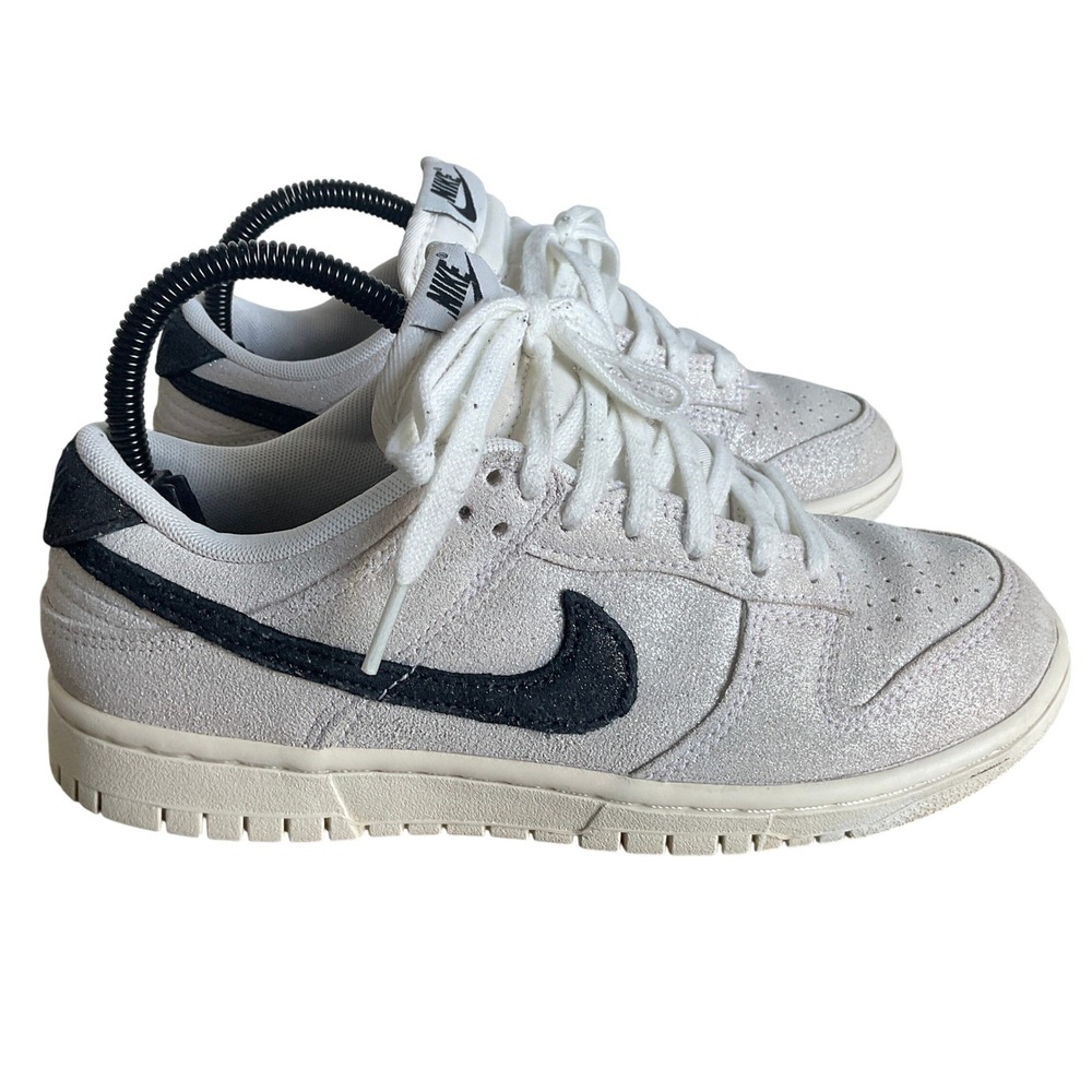 Nike Dunk Low Next Nature Phantom Black Glitter Womens HQ3502-100 Size 7